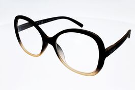 Lunettes Loupe Oeil De Chat Grises Et Dorées Sara - Dioptrie 2 - Élégance Féminine