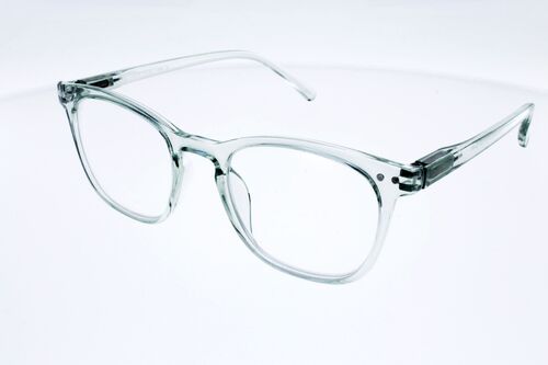 Lunettes de Lecture Victoria Capri Vert  translucide forme rectangulaire