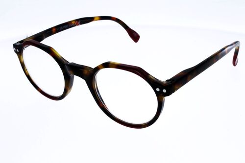 Lunettes de Lecture loupe mixte  Victoria Ravenna Ecaille Rouge