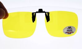 CLIP MONTANA C7c  Sur-lunettes jaune polarisé relevable