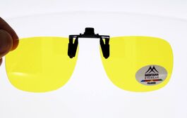 CLIP MONTANA C9C Sur-lunettes Jaune polarisé universel et relevable
