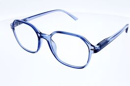 Lunettes de Lecture Victoria Sofia Bleu translucide , Oversize