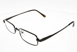 Lunettes de lecture Loupe classique en métal Ofar 115 coloris acier avec branches Flex Lunettes de lecture Loupe classique en métal Ofar 115 coloris acier avec branches Flex
