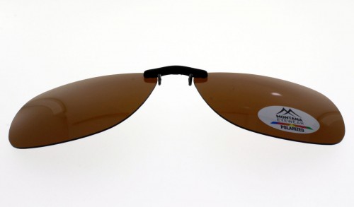 Clip brun polarisé taille L Montana C11B pour les montures en métal