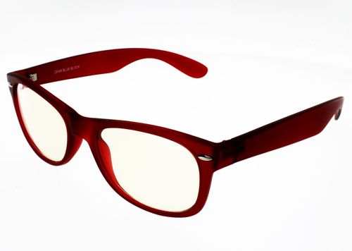 Lunettes anti-lumière bleue adulte Ofar 177E style classique rouge