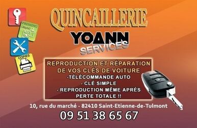 Reproduction et double de clé de voiture à Saint-Étienne-de-Tulmont