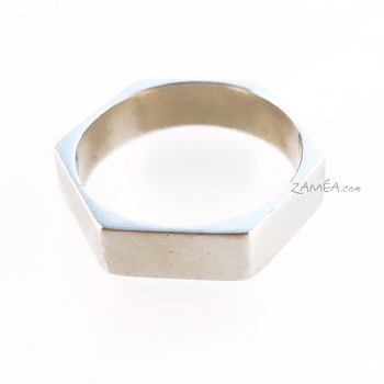 Bague Homme Argent Ecrou Cote Mecs Vente En Ligne De Bijoux Pour